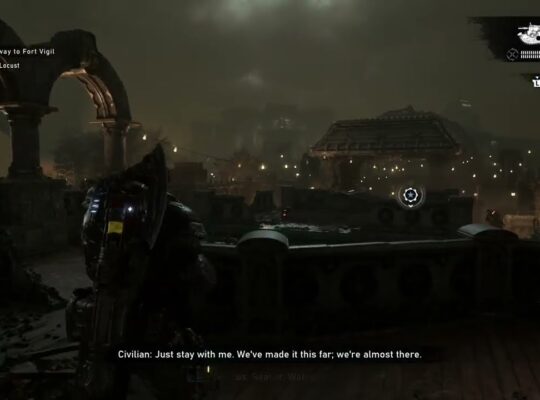 Gears of War: E Day – Act 3 Chapter 5: Escort The Civilians Through Buildings | Creepy Hotel Hall