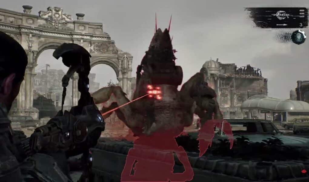 Gears of War: E Day – Act 4 Chapter 1: Gore Hook Wretches | Kill all The Locusts In The Plaza