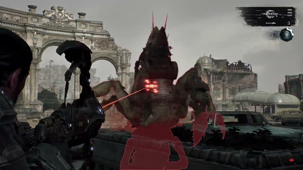 Gears of War: E Day – Act 4 Chapter 1: Gore Hook Wretches | Kill all The Locusts In The Plaza