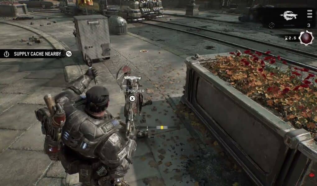 Gears of War: E Day – Act 4 Chapter 1: Reach Kalona Square: Kill The Locust In The Square