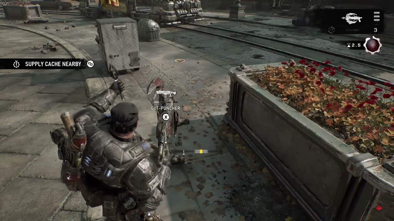 Gears of War: E Day – Act 4 Chapter 1: Reach Kalona Square: Kill The Locust In The Square