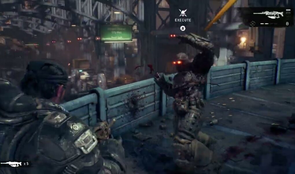 Gears of War: E Day – Act 2 Chapter 1: Eliminate The Breechshot Snipers Cutscene and Gameplay