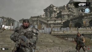 Gears of War: E Day – Act 4 Chapter 1: Head To Quartermaster: Mags “Eye of The Storm Reyes”