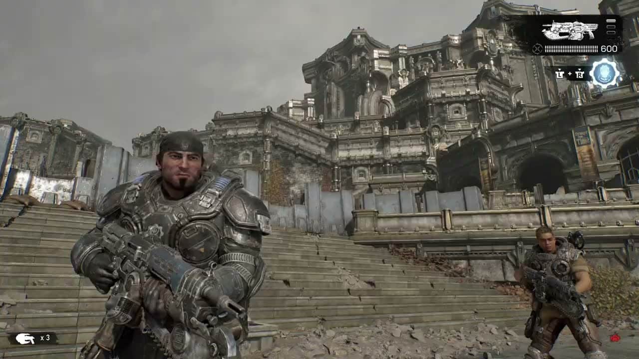 Gears of War: E Day – Act 4 Chapter 1: Head To Quartermaster: Mags “Eye of The Storm Reyes”