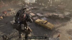 Gears of War: E Day – Act 4 Chapter 4: Head To The Radio Tower: Eliminate The Locust at Gas Station