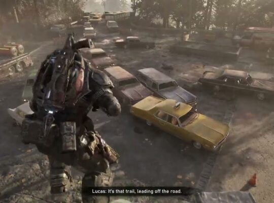 Gears of War: E Day – Act 4 Chapter 4: Head To The Radio Tower: Eliminate The Locust at Gas Station
