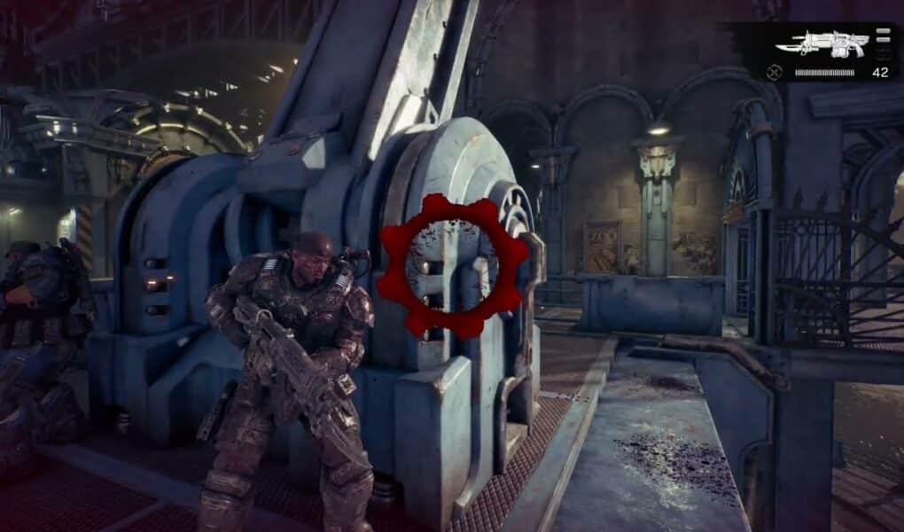Gears of War: E Day – Act 2 Chapter 1: Bridge Battle – Grenadiers and Hammerburst Drones Gameplay