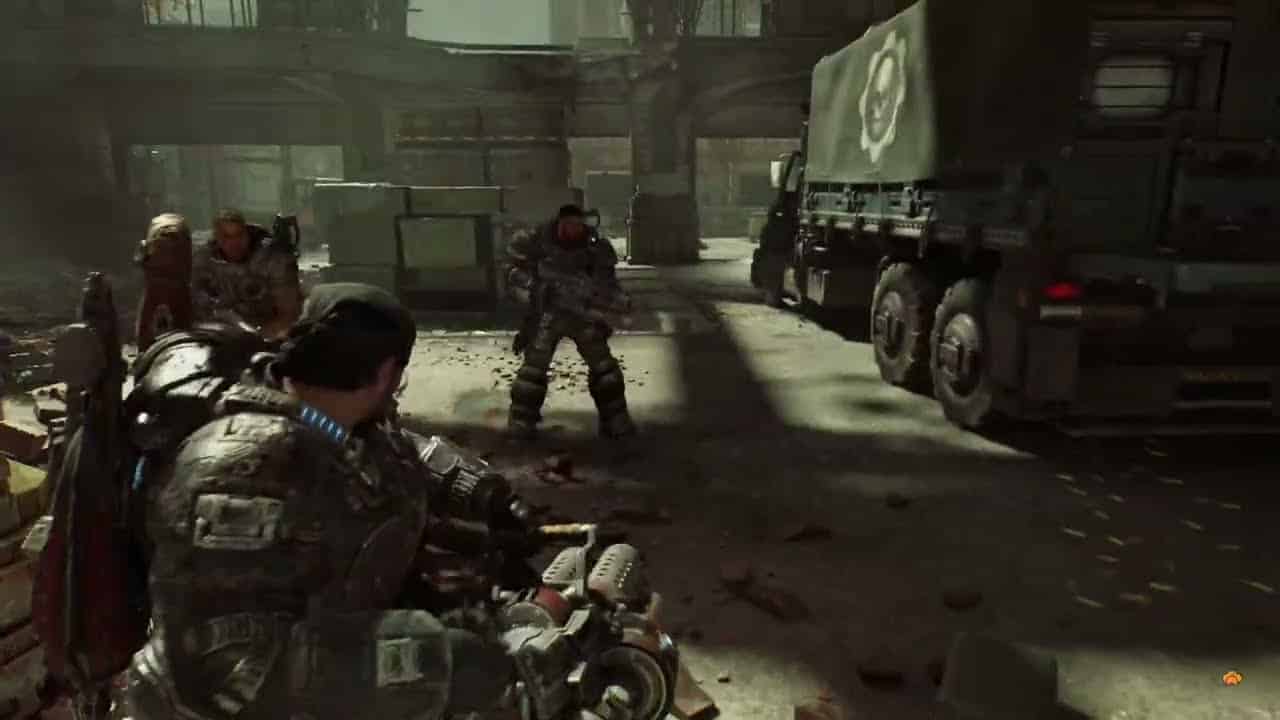 Gears of War: E Day – Act 4 Chapter 3: Check The Truck: Pulse Drone Mod Location | Provide Cover