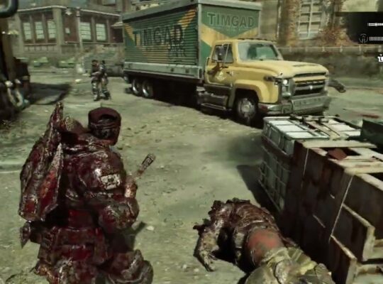 Gears of War: E Day – Act 4 Chapter 3: Secure Weapons Warehouse: Hammerburst Mod, Eliminate Locusts