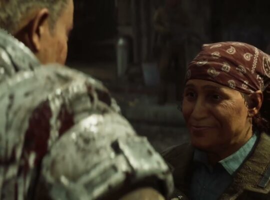 Gears of War: E Day – Act 4 Chapter 3: Bravo Squad Meets Joyce “Auntie” | Line’s End Pub Cutscene