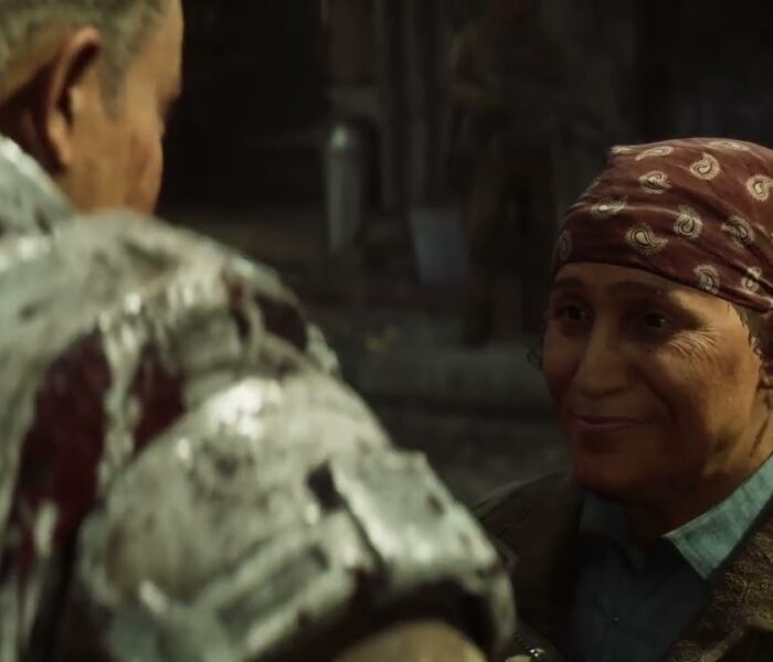 Gears of War: E Day – Act 4 Chapter 3: Bravo Squad Meets Joyce “Auntie” | Line’s End Pub Cutscene