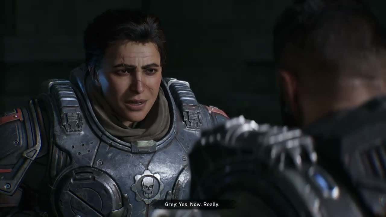 Gears of War: E Day – Act 2 Chapter 1: City Hall: Captain Akila Grey Meets Bravo Squad Cutscene