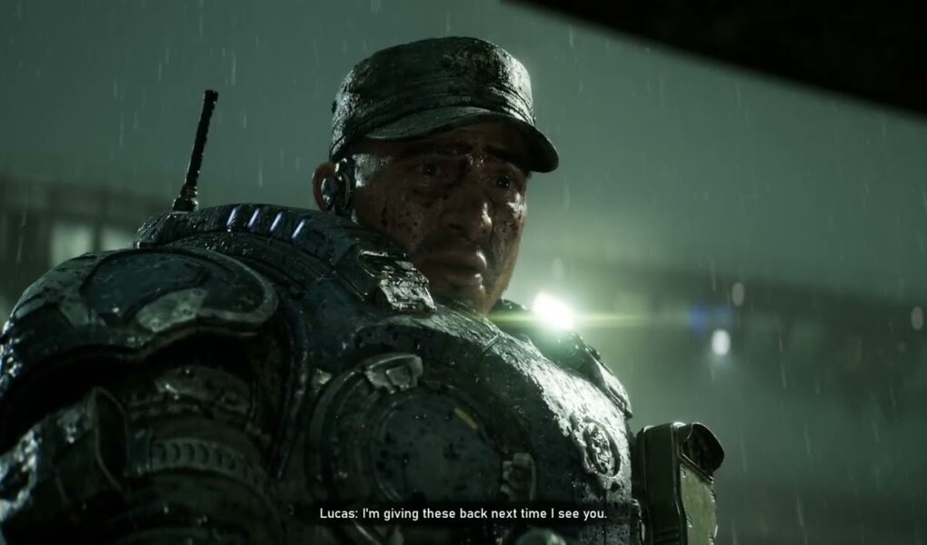 Gears of War: E Day – Act 5 Chapter 4: Day 3: Commander Zander “Zee” Carmine Gives Lucas COG Tags