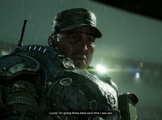 Gears of War: E Day – Act 5 Chapter 4: Day 3: Commander Zander “Zee” Carmine Gives Lucas COG Tags