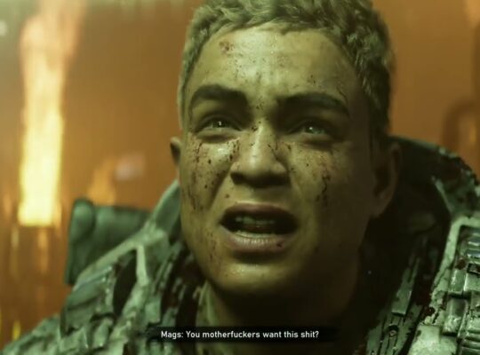 Gears of War: E Day – Act 4 Chapter 6: Timgad Refinery: Mags Drowns Locusts In Imulsion Cutscene