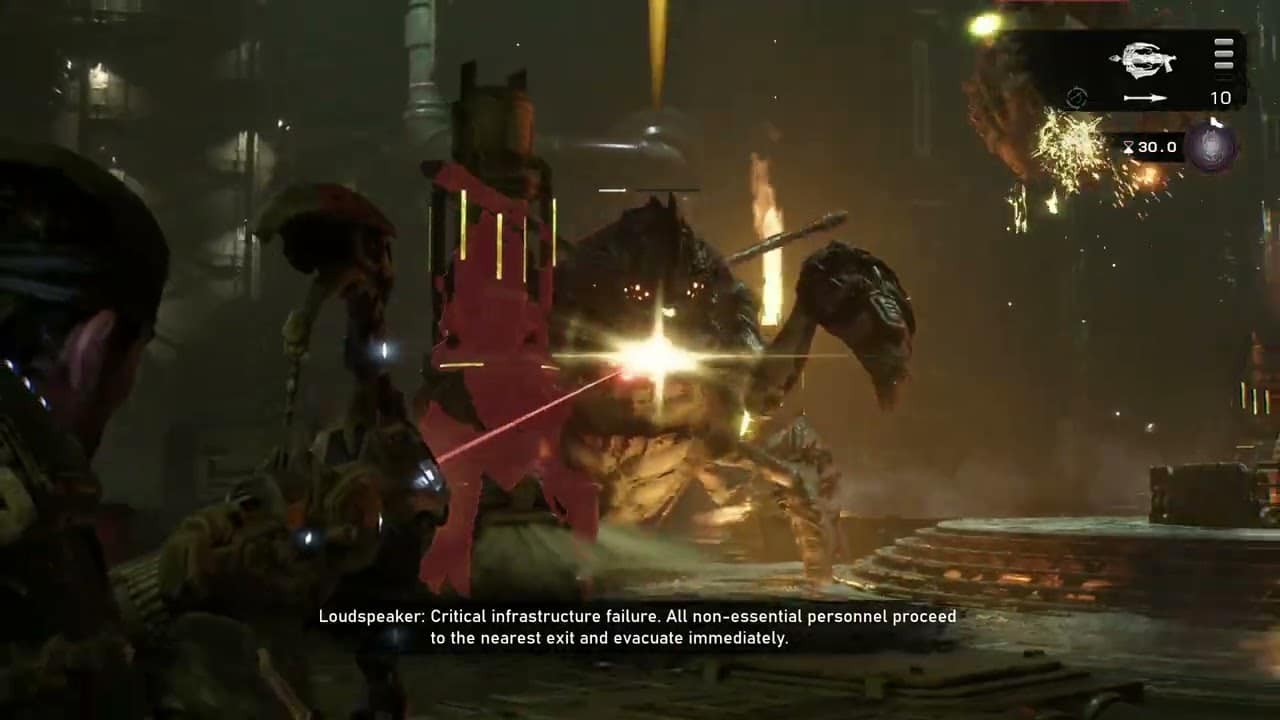 Gears of War: E Day – Act 4 Chapter 6: Timgad Prime Refinery: Amber Labs: Kill The Scoria Locust