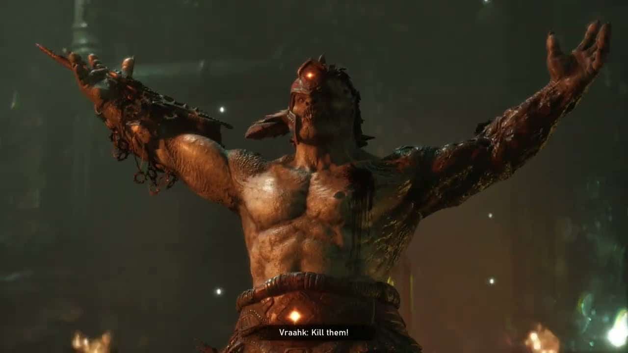 Gears of War: E Day – Act 4 Chapter 6: Amber Labs: Lucas Shoots Svore Vraahk “Kill Them” Cutscene