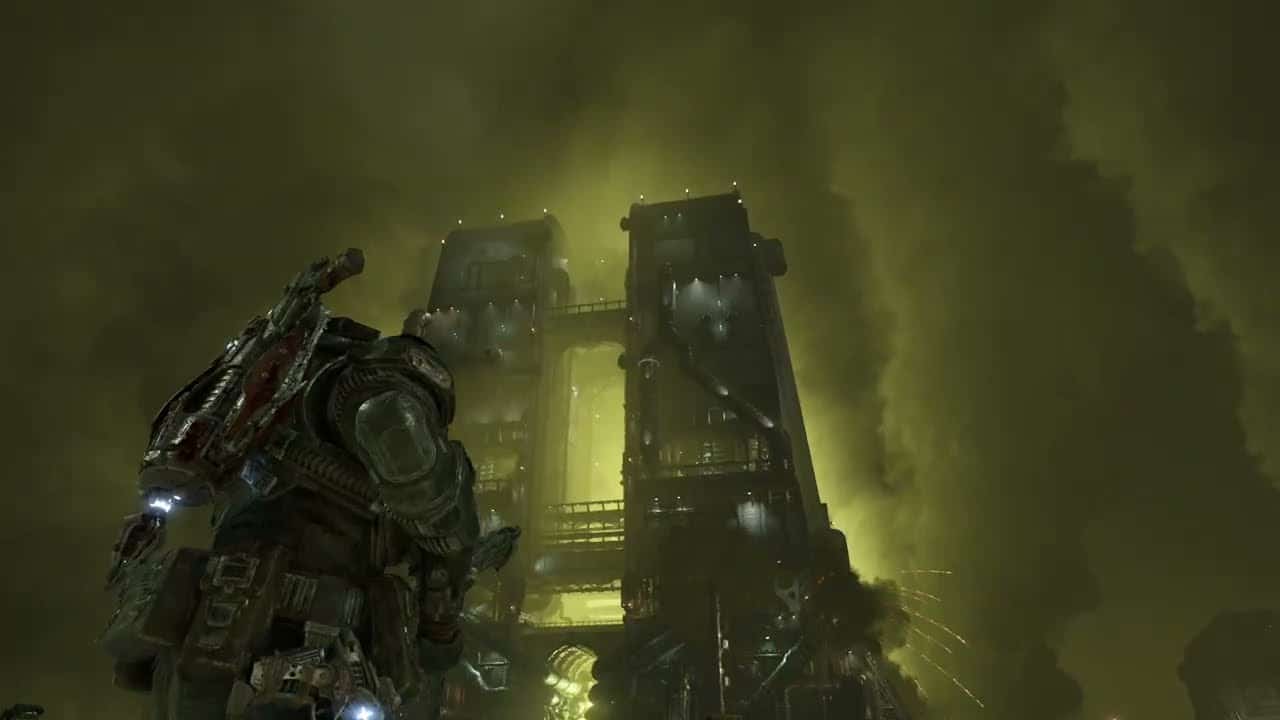 Gears of War: E Day – Act 4 Chapter 6: Timgad Refinery: Cross The Pipeline | Eliminate The Locust