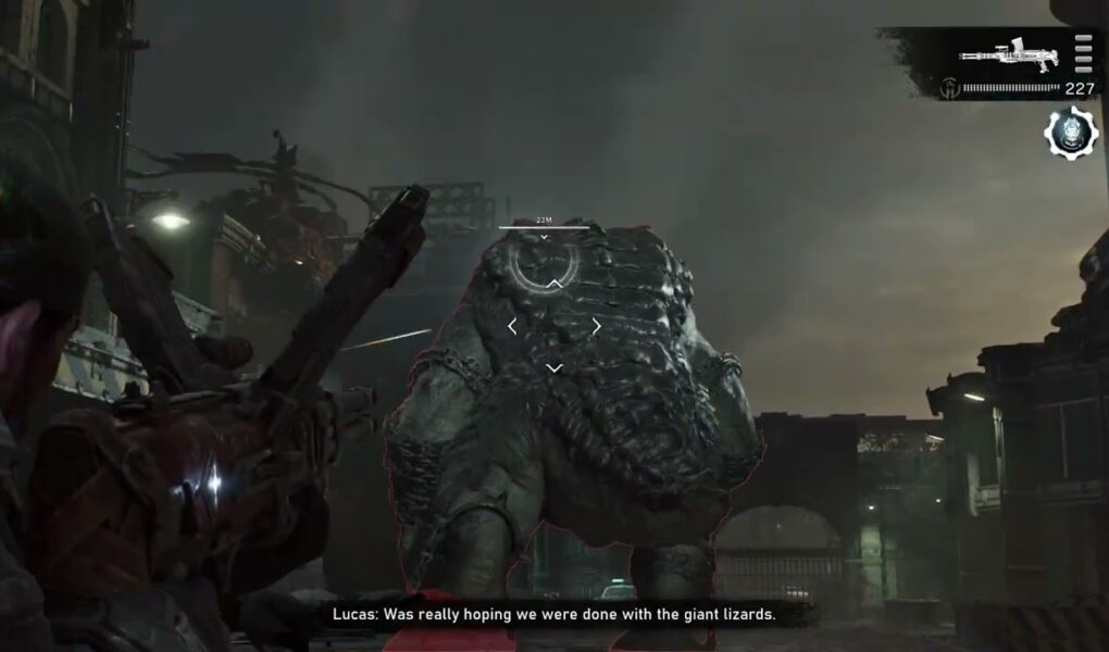 Gears of War: E Day – Act 4 Chapter 5: Head To Timgad Refinery: Kill The Armorless Brumak