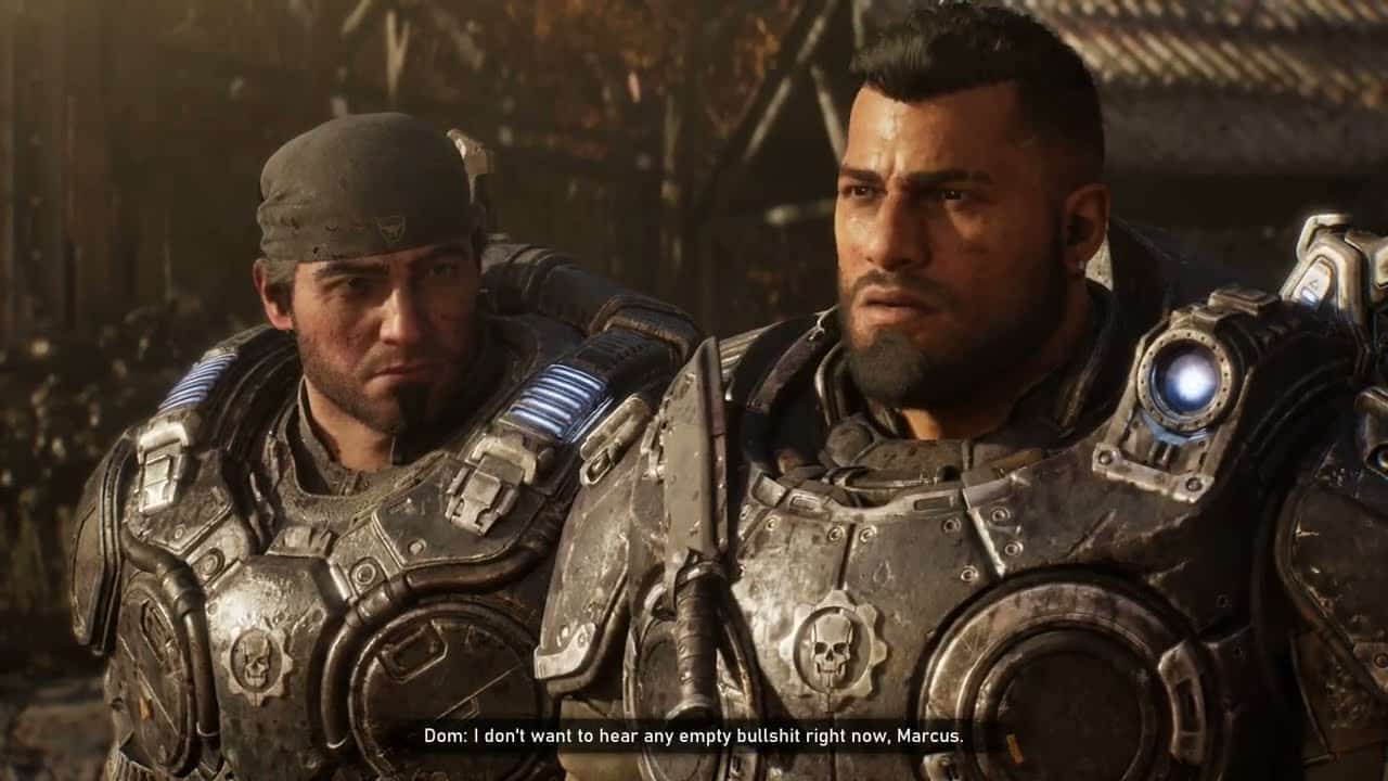 Gears of War: E Day – Act 4 Chapter 4: Dom “There’s Nothing To Say” | Refinery Cutscene | COG Tags
