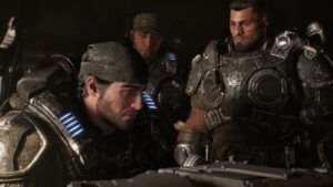 Gears of War: E Day – Act 4 Chapter 4: Marcus Fenix Talks to Anya Stroud | Dom “My Family” Cutscene