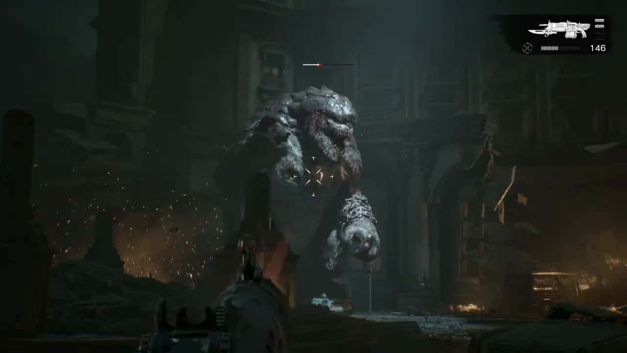Gears of War: E Day – Act 1 Chapter 4: Kalona City Hall: Kill The Brumak – Lucas Reyes Cutscene