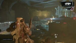 Gears of War: E Day – Act 5 Chapter 5: Reach The Sky Train: Eliminate Scorched Locusts Gameplay