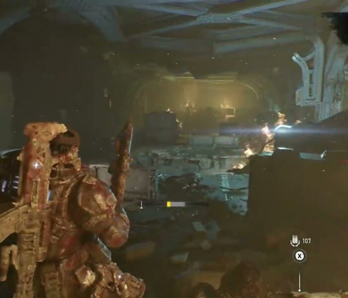 Gears of War: E Day – Act 5 Chapter 5: Reach The Sky Train: Eliminate Scorched Locusts Gameplay