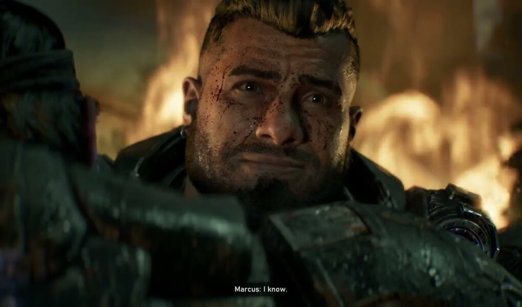 Gears of War: E Day – Act 5 Ch 5: Marcus Fenix “Your All I Have Left” Hugs Dominic Santiago Cutscene