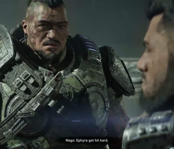 Gears of War: E Day – Act 5 Chapter 4: Tai Kaliso “Loss Prepares Us For What’s Ahead” Dom Cutscene