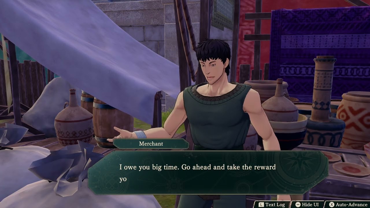 Fire Emblem: Fortune’s Weave – Cai’s Path Ch 5: Turn In Multiple Quests Gameplay