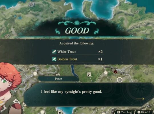 Fire Emblem: Fortune’s Weave – Cai’s Path: Santana Bridge: Search Golden Trout | Vandahl Trading Co