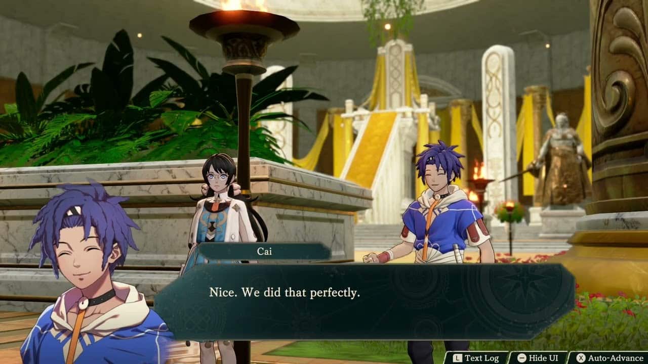 Fire Emblem: Fortune’s Weave – P 1 Cai’s Path Ch 5: Mars Temple: Cai and Tialla Temple Guard Service