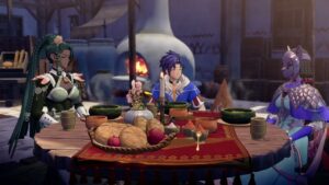 Fire Emblem: Fortune’s Weave – P 1 Cai’s Path Ch 5: Give Orchel Kitten Figurine and Invite to a Meal