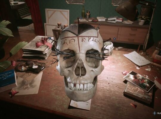 Hellraiser: Revival – Escape The Cult: Explore Bruno’s Office: Tongue Key Skull Puzzle Solution
