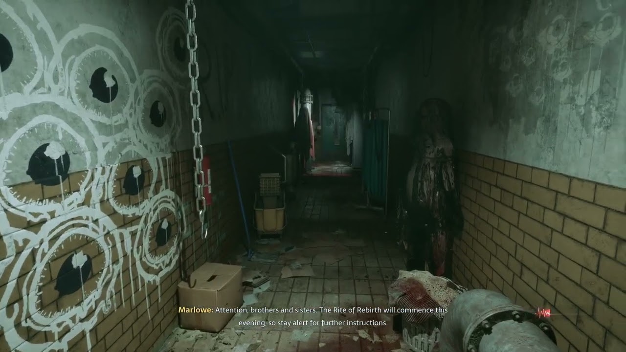 Hellraiser: Revival – Escape The Cell: Collect Blemished Fragment and Diamond | Craft Bandage (Heal)