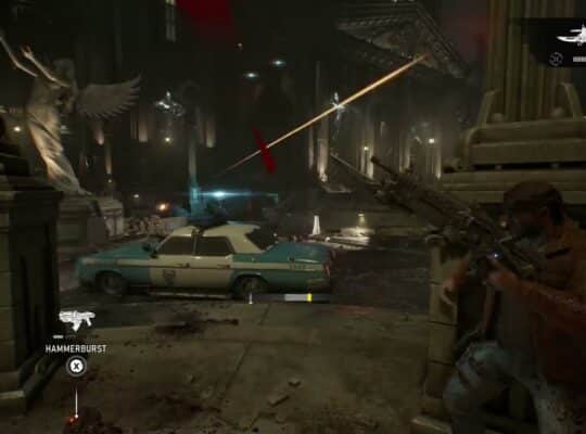 Gears of War: E Day – Act 1 Chapter 4: Assist The Defending Gears at Kaluna City Hall – Talk To Gear