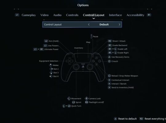 Hellraiser: Revival – PS5 Pro Default Options: Gameplay | Control Layouts | Accessibility | Video