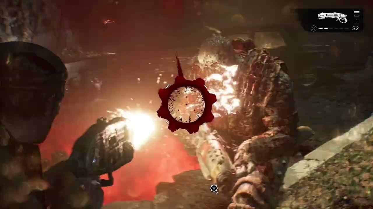 Gears of War: E Day – Act 1 Chapter 4: Assist The Gears Outside Landa Medical – Close Sinkholes