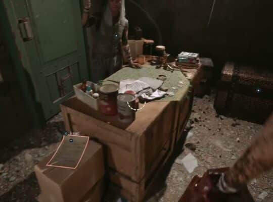 Hellraiser: Revival – Get To Safety: Tunnels: Zora Beckett’s Shop: Buy Lockpick and Medpack Recipes