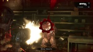 Gears of War: E Day – Act 1 Chapter 4: Clear The Back Alleys (Frag Grenade) – Shin, Mags “Cough?”