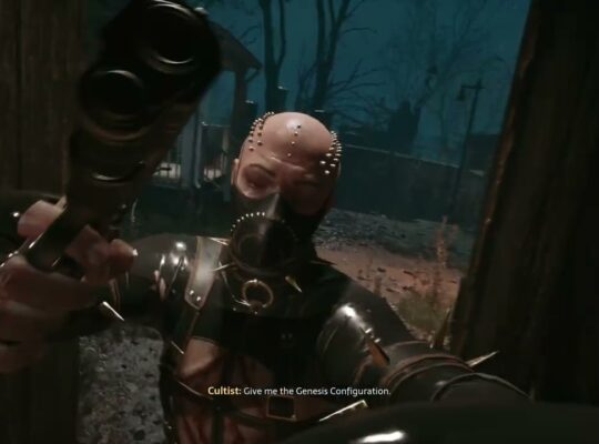Hellraiser: Revival – Escape Charlotte: Shed: Graveyard Gate Inset | Charlotte Kills Cultist