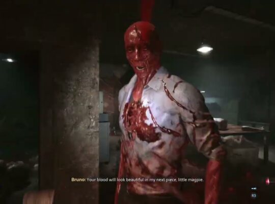 Hellraiser: Revival – Hunt Charlotte: Mansion Basement: Kill Bruno Again The Nailer, Pistol etc