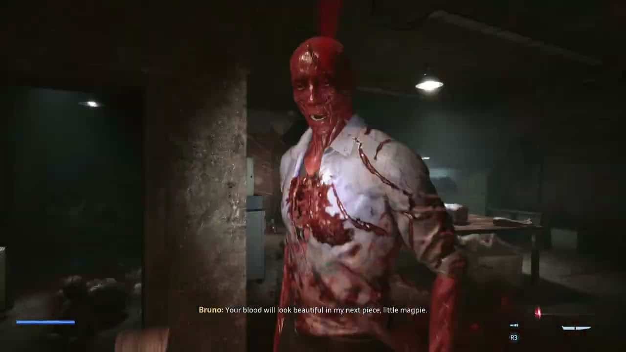 Hellraiser: Revival – Hunt Charlotte: Mansion Basement: Kill Bruno Again The Nailer, Pistol etc