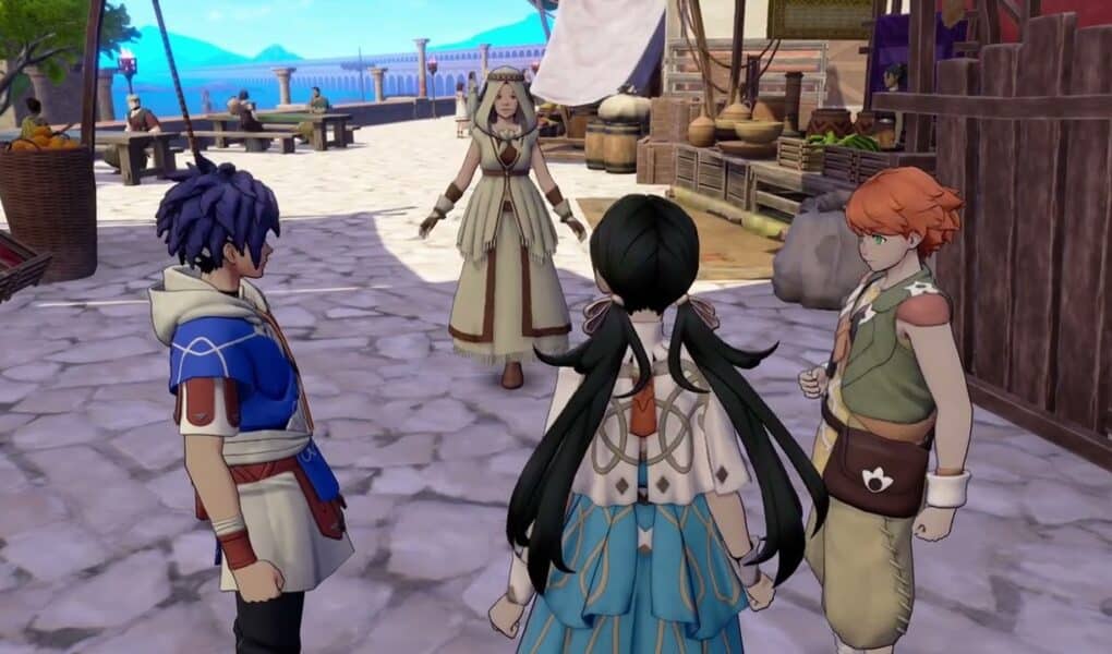 Fire Emblem: Fortune’s Weave – 1. Cai’s Path Ch 6: Talk To Merchant (Vegetables For Saramis Guests)