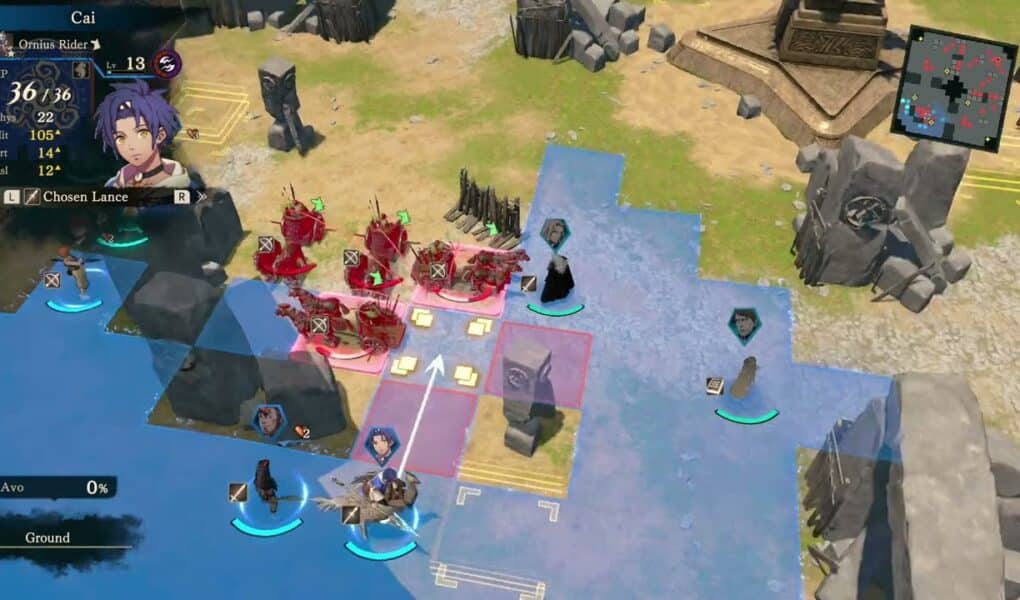 Fire Emblem: Fortune’s Weave – Cai’s Path Ch 5: Qualifier Thundercloud Knights: Defeat Benditz