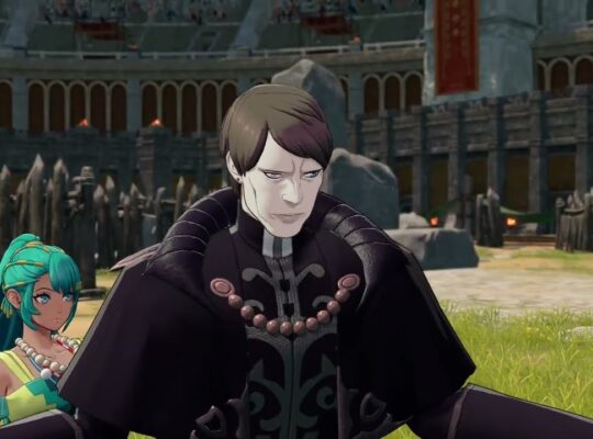 Fire Emblem: Fortune’s Weave – Cai’s Path Ch 5: Thundercloud Knights: Dietrich Saves Tialla Cutscene