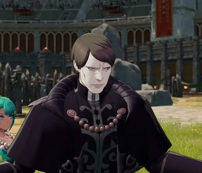 Fire Emblem: Fortune’s Weave – Cai’s Path Ch 5: Thundercloud Knights: Dietrich Saves Tialla Cutscene