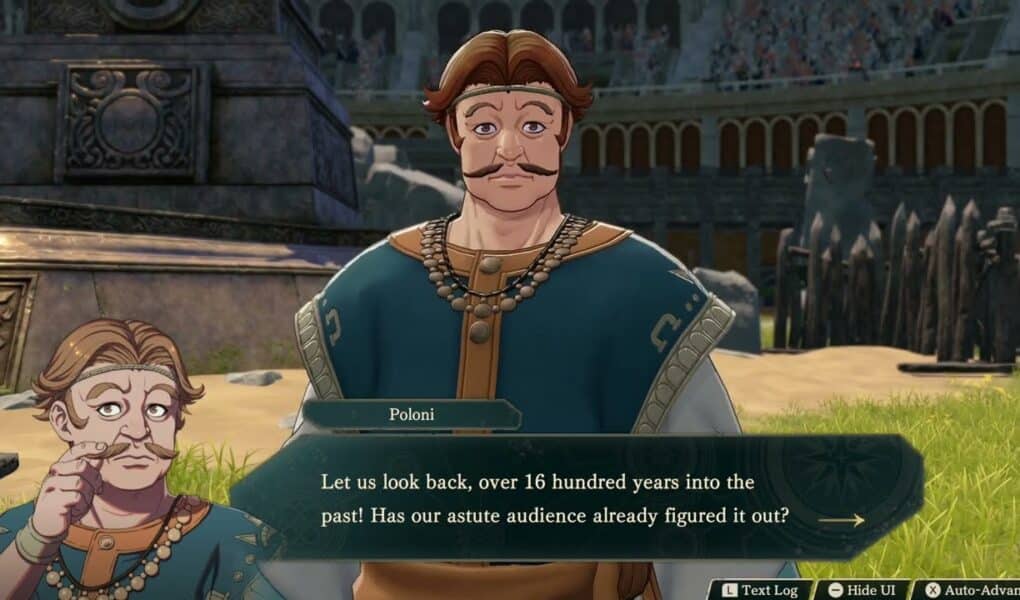 Fire Emblem: Fortune’s Weave – Cai’s Path Ch 5: Poloni “The Battle of Tarvos” Benditz Cutscene