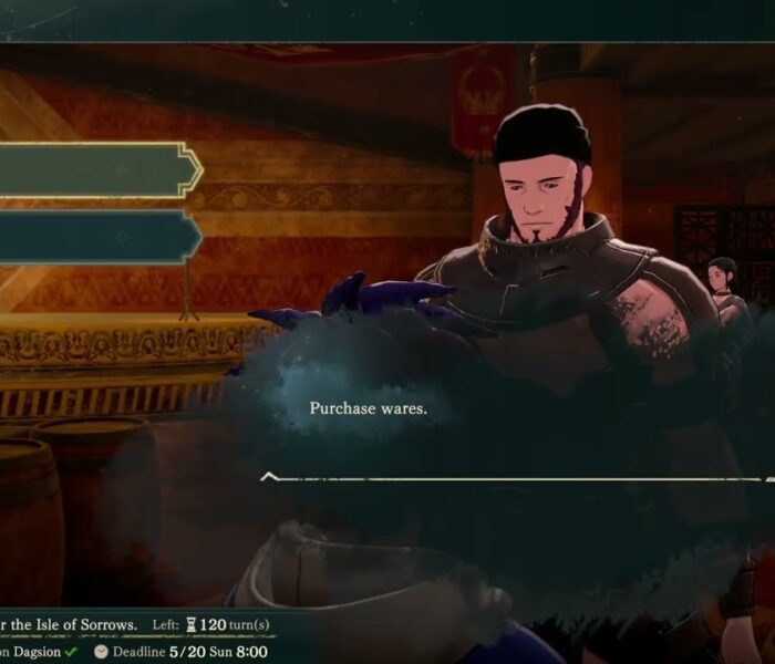 Fire Emblem: Fortune’s Weave – 1. Cai’s Path Ch 6: Lowtown Tavern: Gift Vender | Pongo Location